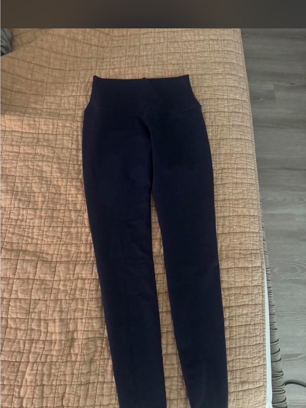 High-Waist blue Alo Leggings